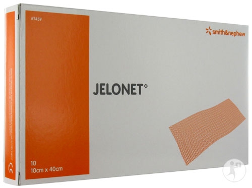 Jelonet (Paraffin gauze) 10x40cm, 10pcs