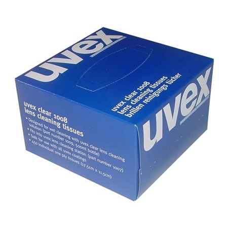 Tissues Lens Cleaning UVEX pack, 1pce