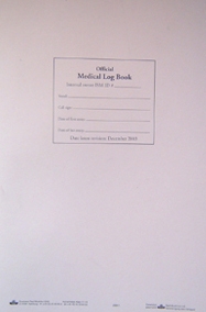 Medical Log Book English, 1pce