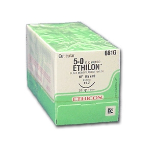 Suture Ethilon 6-0 45cm, 36pcs