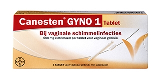 Canesten Gyno 500mg vaginal tablet, 1 piece