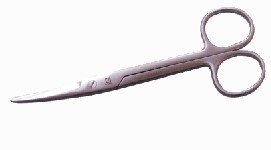 Scissors Mayo 17cm curved, 1pce