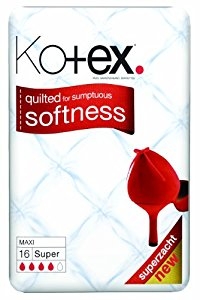 Sanitary Napkins Kotex Maxi Reg, 18 pieces