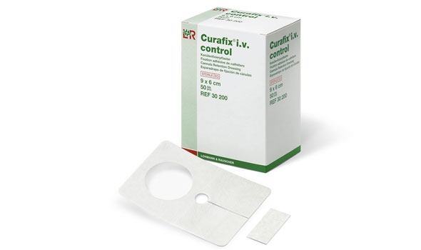 Curafix IV fixation plaster 9x6cm sterile, 1pce