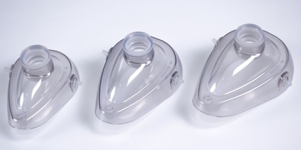 Face Mask size 4 for resuscitator bag, 1pce