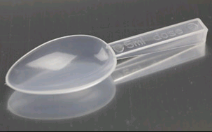 Measuring Spoon Plastic 5ml, 1pce