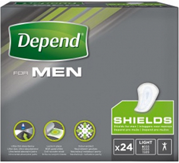 Depend Shields for man, 24pcs