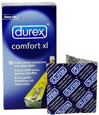 Condoms Durex comfort XL, 12pcs