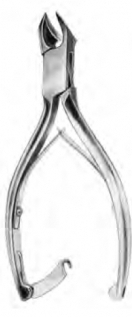 Nail nipper with barrel spring 13cm, 1pce