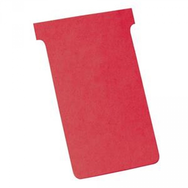 T-cards Red Plastic, 100pcs