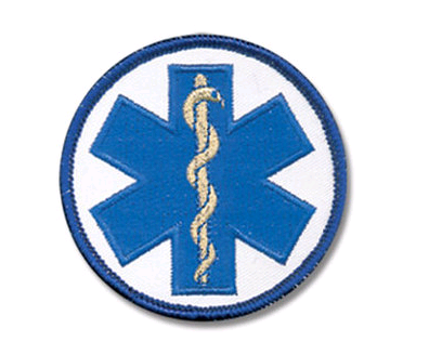 Patch Medical Round White/Blue, 1pce