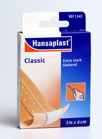 Hansaplast Classic 1mx6cm, 1pce