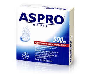 Aspro 500mg tablet effervescent, 20pcs