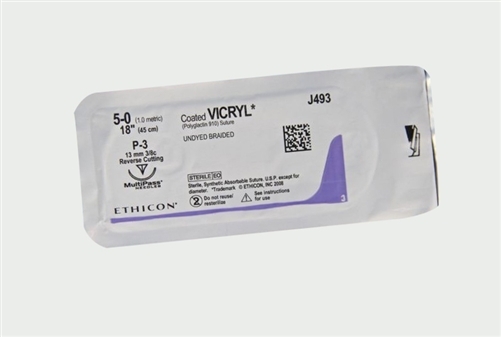 Suture Vicryl 5-0 45cm/FS2, 36pcs
