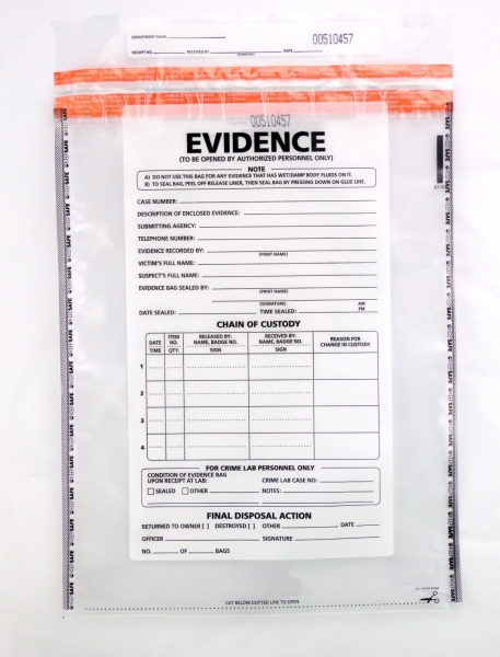 Evidence bag Large, 100pcs