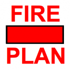 Safety sign "Fire Control Plan", 1pce