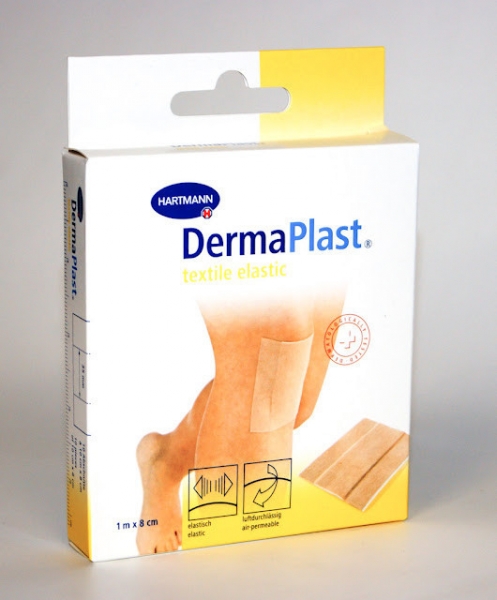 Dermaplast elastic plaster 1mx8cm, 1pce
