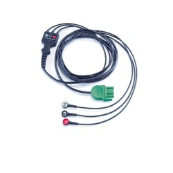 Lifepak 3-wire ECG cable (lead2), 1pce