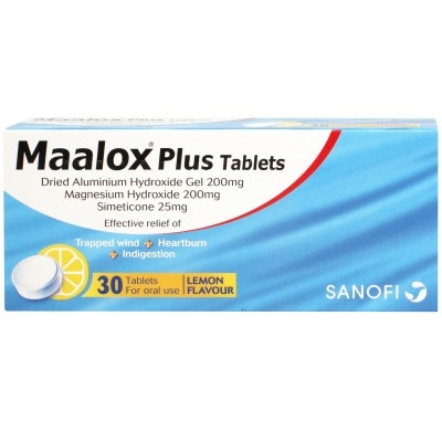 Maalox Plus tablet, 30pcs