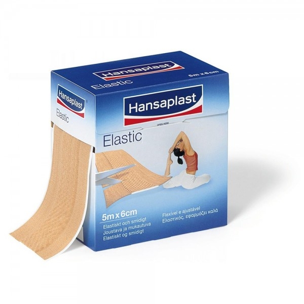 Hansaplast Elastic 5mx6cm, 1pce