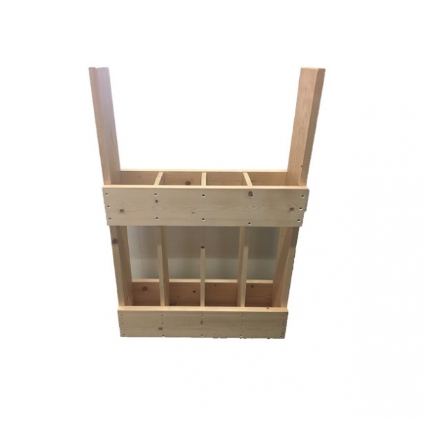 Oxygen rack wood for 4x10L cyl, 1pce