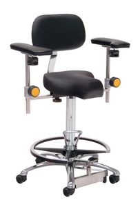Surgeon's chair with armrests, 1pce