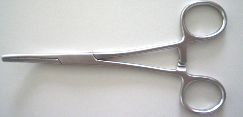 Forceps Haemost. Kelly Curved 15cm, 1pce