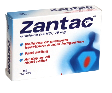Zantac 75mg tablet, 24pcs