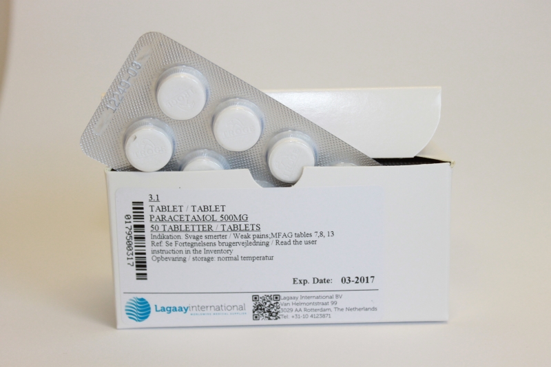 Paracetamol 500mg tablet, 50pcs