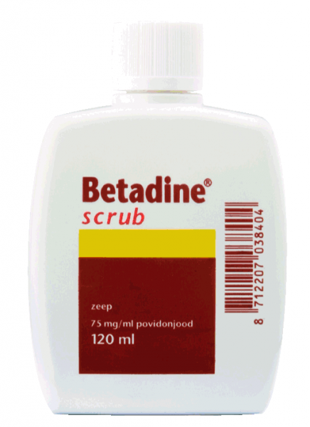 Betadine 120ml scrub, 1pce