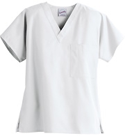 Medical Shirt white cotton size XL/52, 1pce