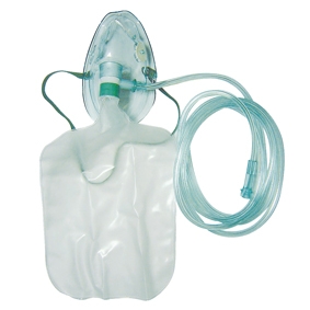 Oxygen Mask Non-Rebr. Adult 2,1m, 1pce