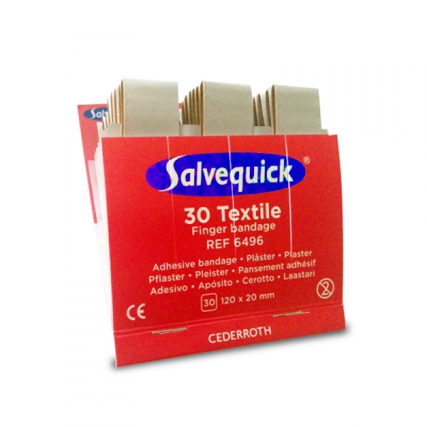 Salvequick refill plastic (6x30 pcs), 180pcs