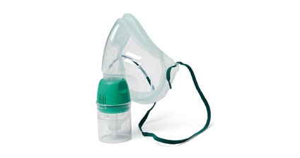 Oxygen nebulizer set mask including tubing adult, 1pce
