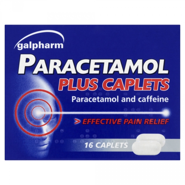 Paracetamol Plus, 16 caplets