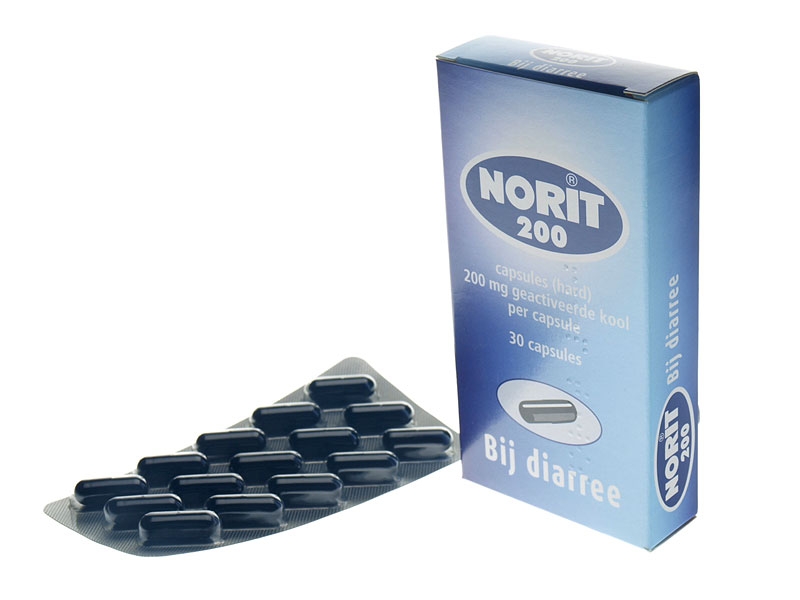 Norit Activated Charcoal capsule, 30pcs