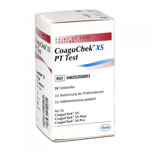 CoaguChek XS 24 test strips (DE/IT/NL/FR)