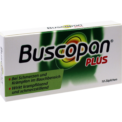 Buscopan Plus suppository, 10pcs