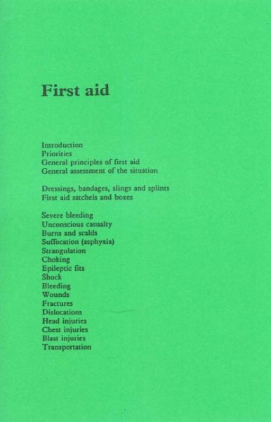 First Aid Booklet for ships, 1pce