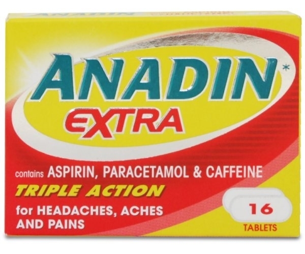 Aspirin 300mcg /Paracetamol 200mg/Coffeine 45mg, 16 tablets