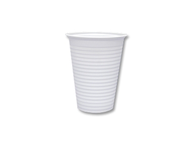 Plastic Drinking Cup White 180ml, 1pce
