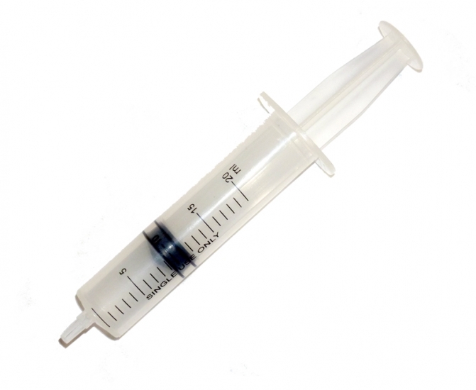 Syringe without needle 20ml, 1pce